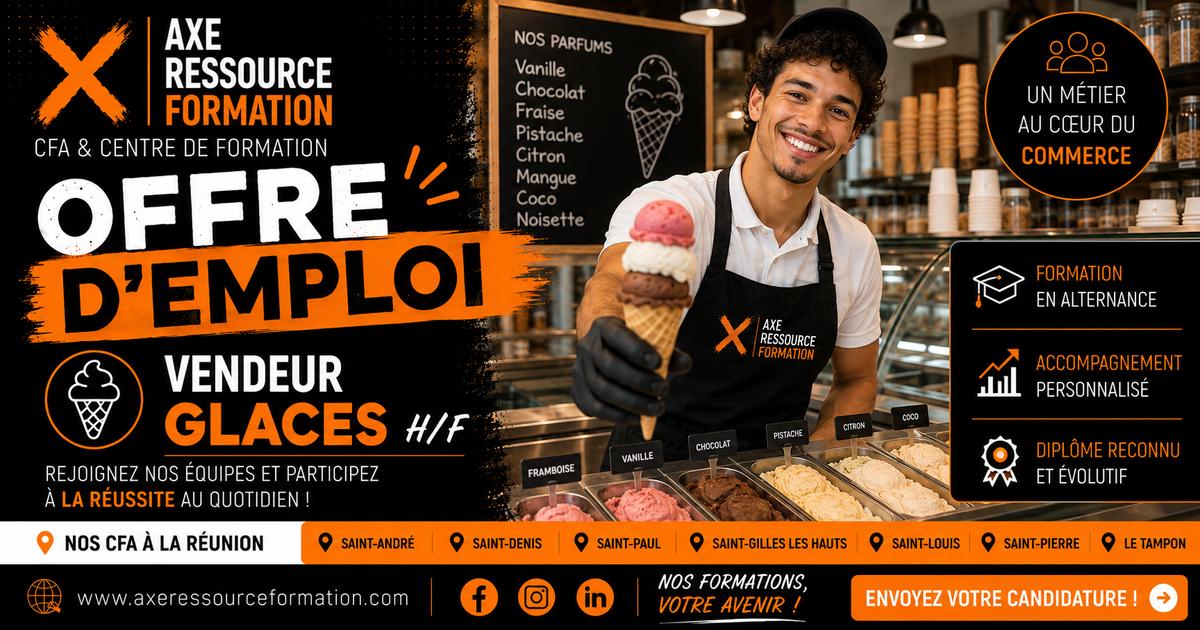 Vendeur en glacier H/F