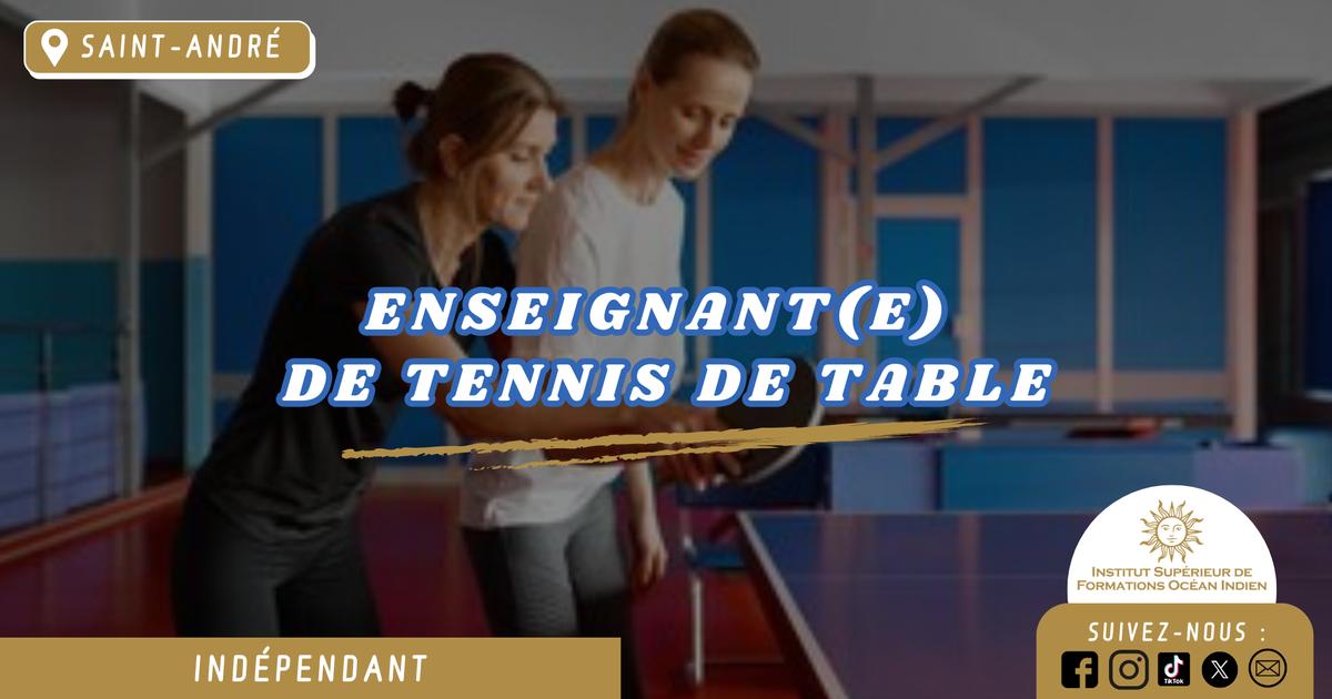 Enseignant(e) de tennis de table