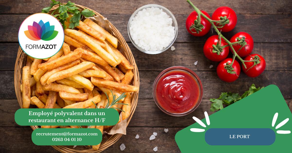 Employé polyvalent en restauration en alternance H/F - (Le Port)