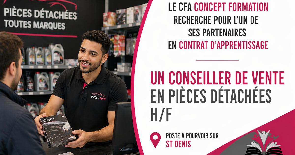 Conseiller de Vente en pièces détachées H/F