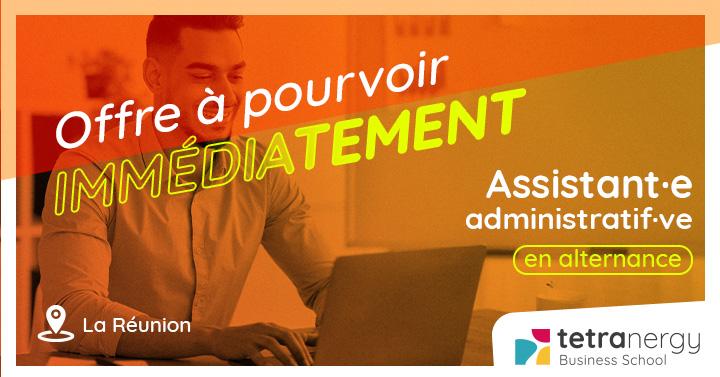 ASSISTANT·E ADMINISTRATIF·VE & COMMERCIAL·E (4 postes à pourvoir : Saint-Pierre, Saint-Leu, Saint-Louis)