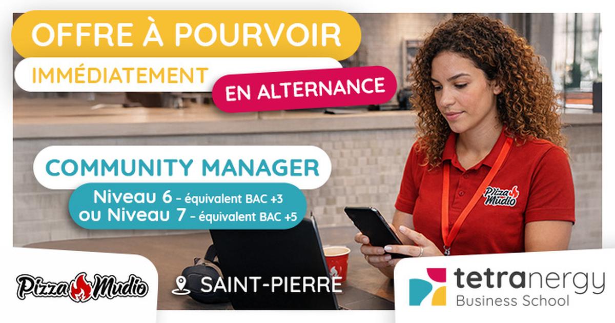 COMMUNITY MANAGER F/H (Saint-Pierre)