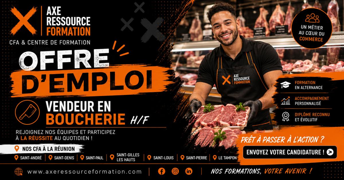 Vendeur en boucherie H/F
