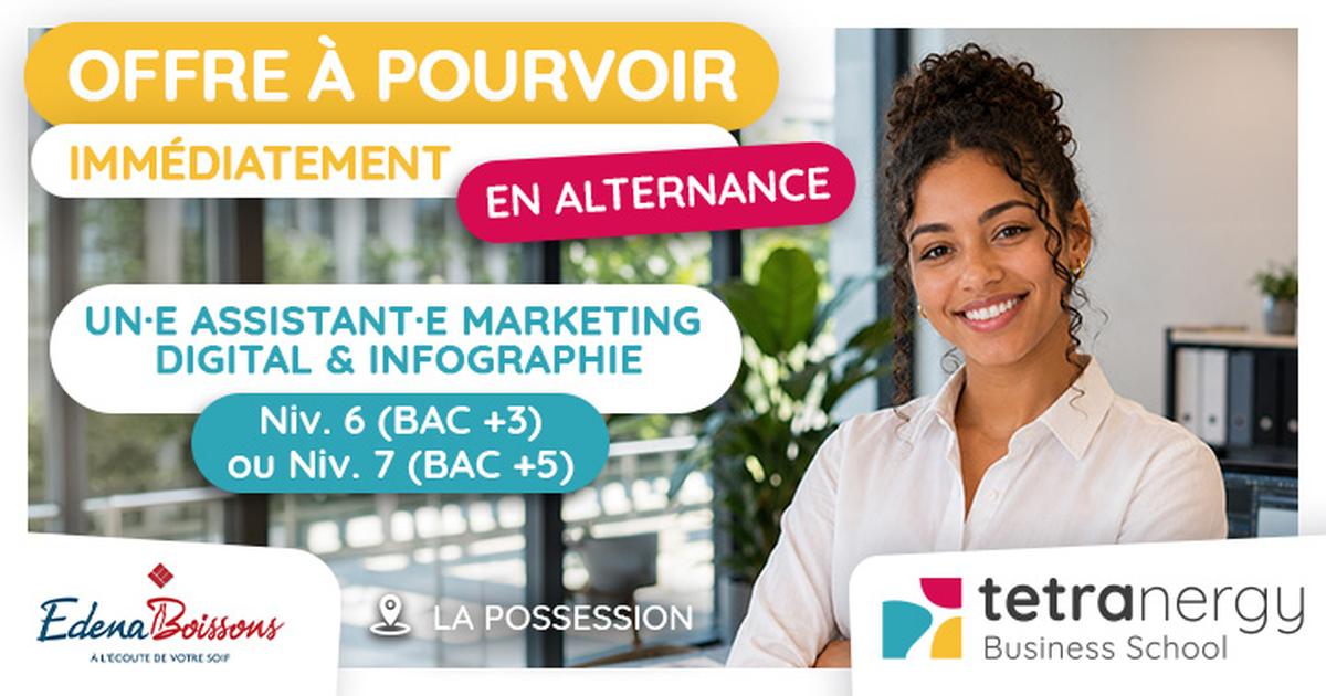 Assistant·e Marketing Digital & Infographie (La Possession)