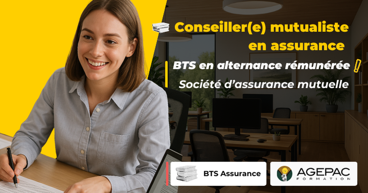 Conseiller(e) mutualiste en assurance (H/F) – BTS Assurance en alternance dans une mutuelle santé | REF00372