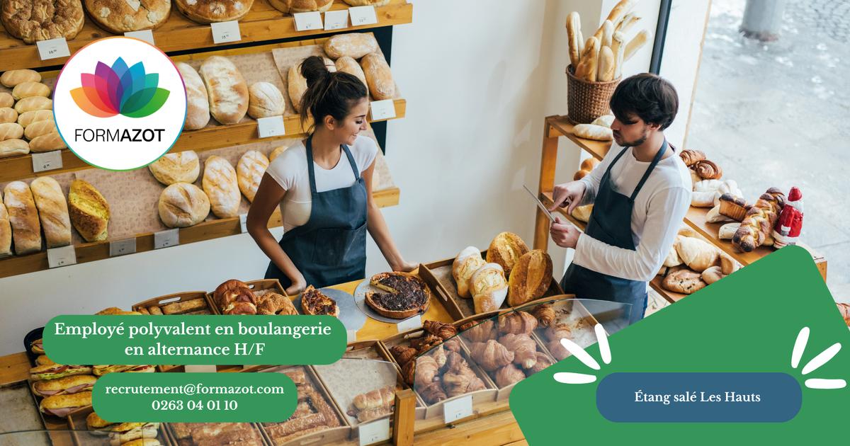 Vendeur en boulangerie/Pâtisserie en alternance H/F - L'Étang Salé Les Hauts
