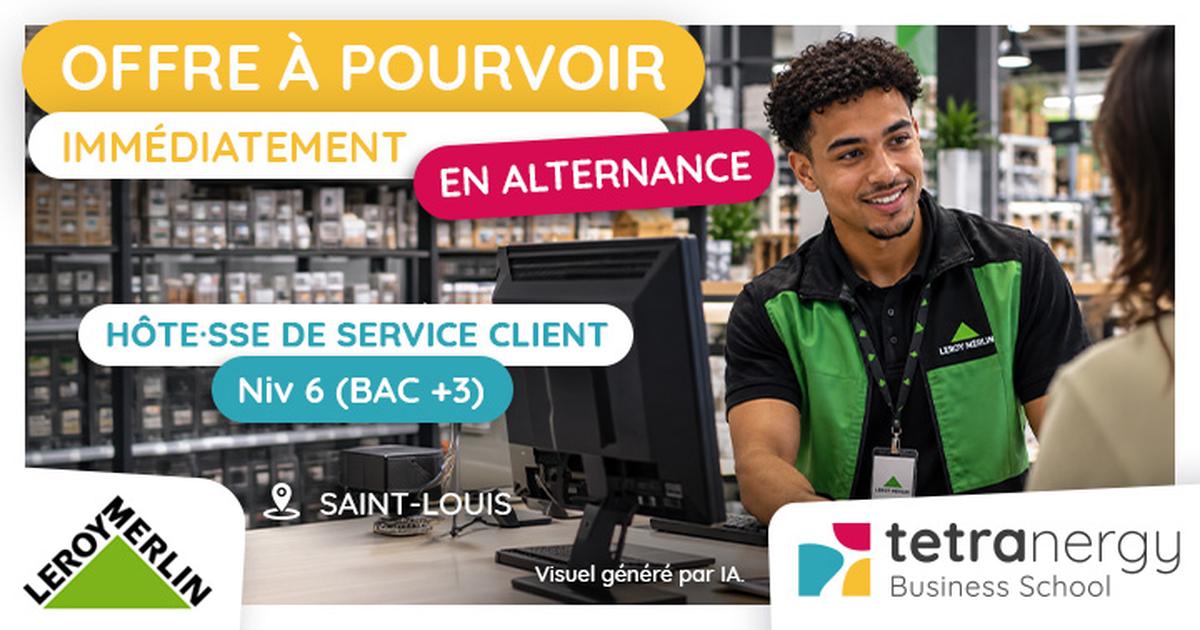 HÔTE·SSE DE SERVICE CLIENT (Saint-Louis)