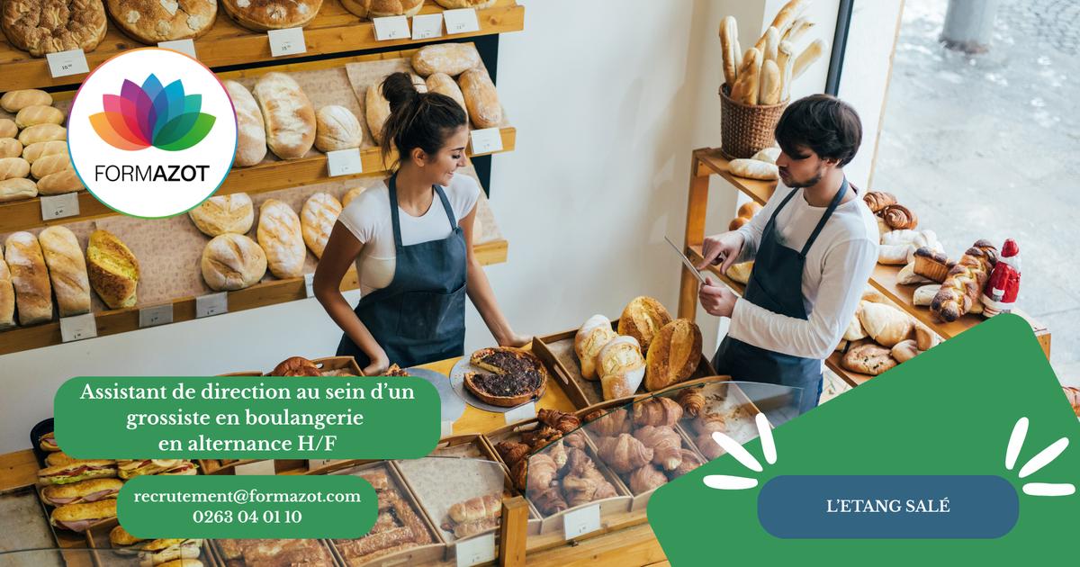 Assistant de direction au sein d’un grossiste en boulangerie en alternance H/F - (L'Etang Salé)