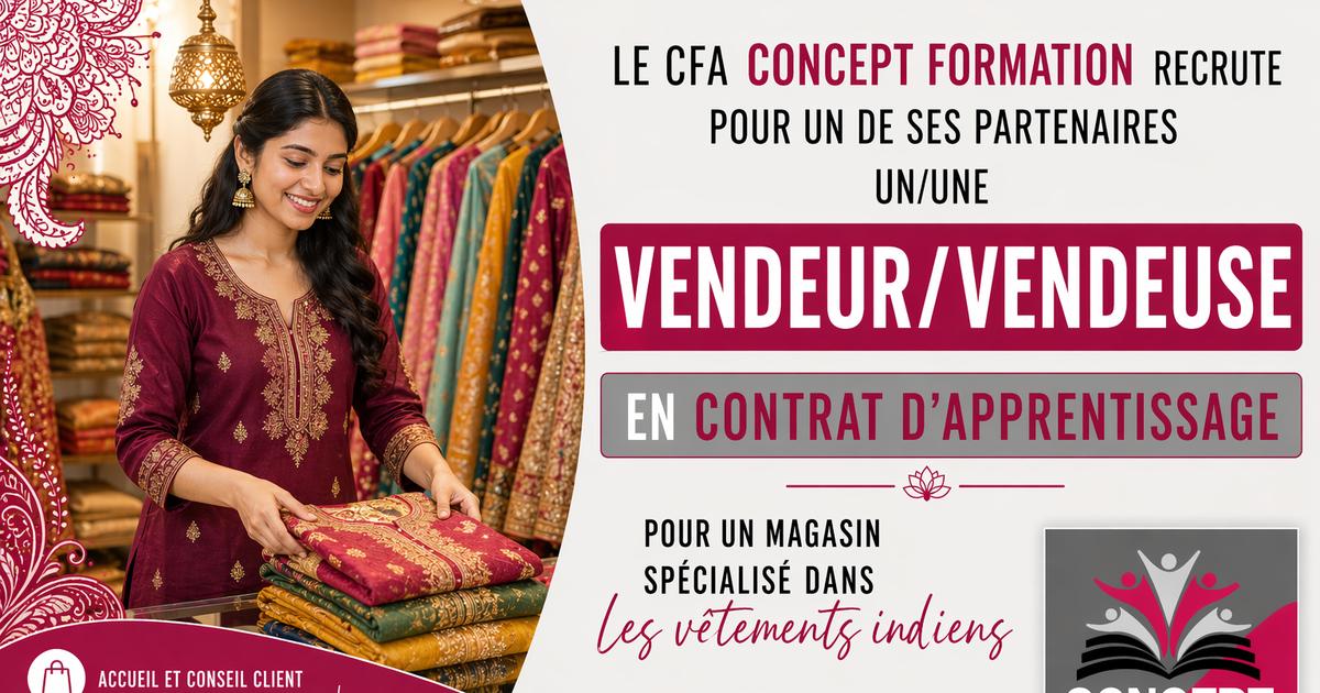 Vendeur/Vendeuse en vêtement indien