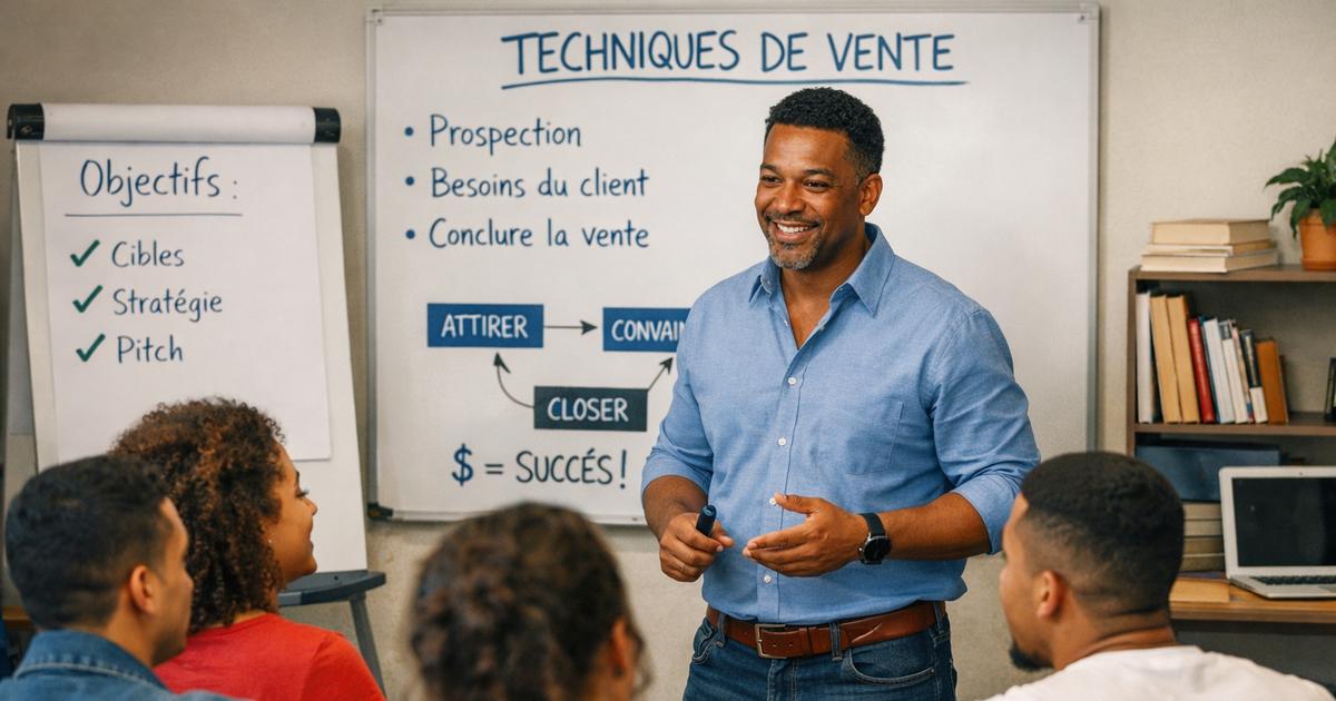 Formateur en COMMERCE/VENTE - Saint-André (H/F)