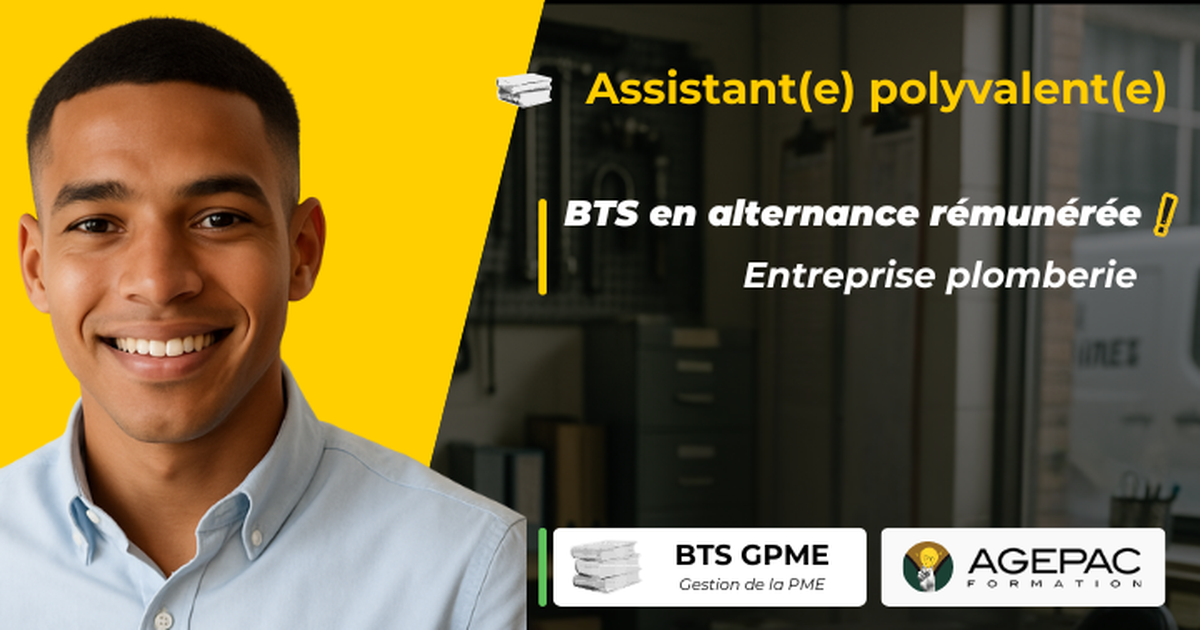 Assistant(e) Polyvalent(e) – Entreprise de Plomberie (H/F) - BTS GPME en Alternance | REF00212