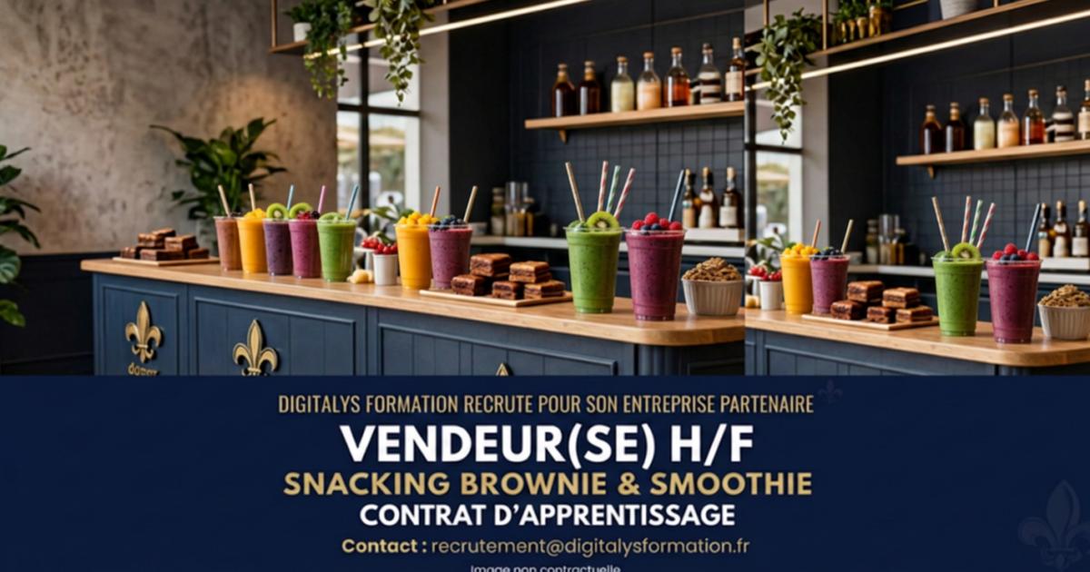 EN ALTERNANCE CONSEILLER DE VENTE EN COFFEE SHOP  NORD/EST  H/F
