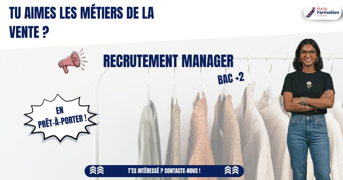 Manager d'établissement marchand H/F en Prêt-à-porter (contrat d'apprentissage) (12/08/2026)
