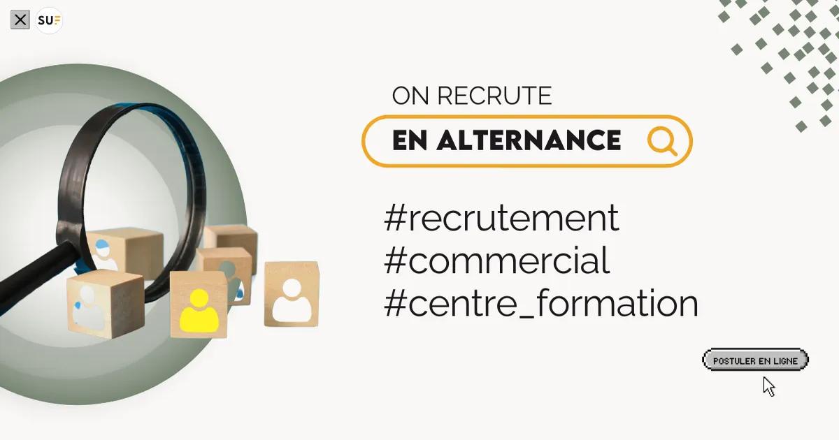 Commercial en centre de formation (h/f) ALTERNANCE / ORLEANS