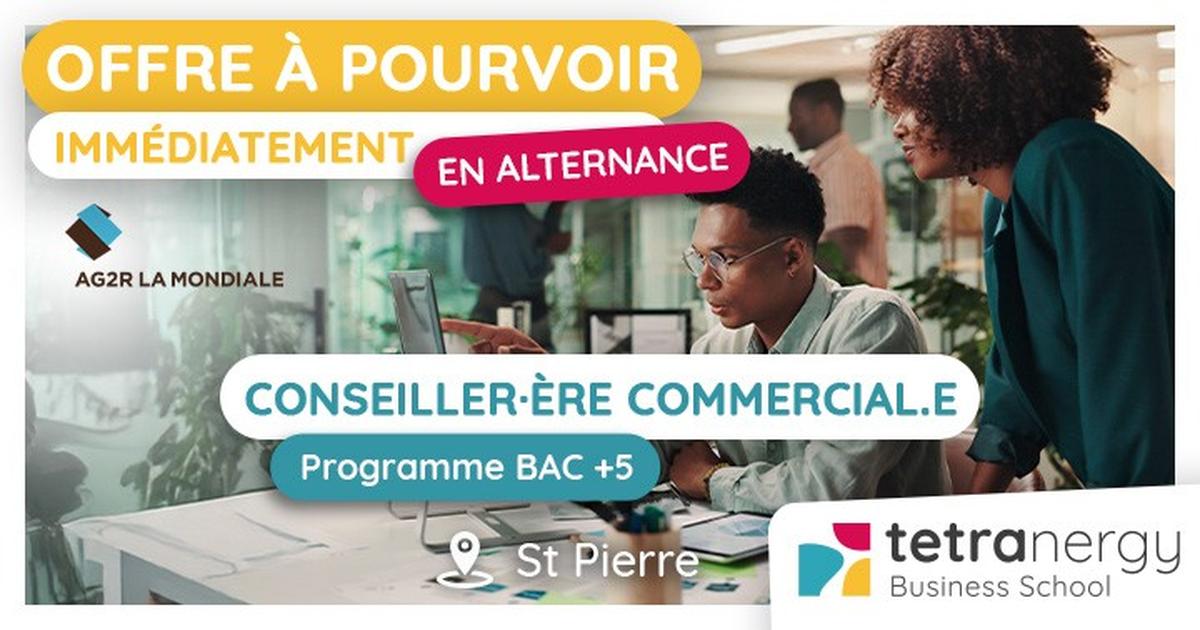 CONSEILLER·ÈRE COMMERCIAL·E EN ASSURANCES (Saint-Pierre)