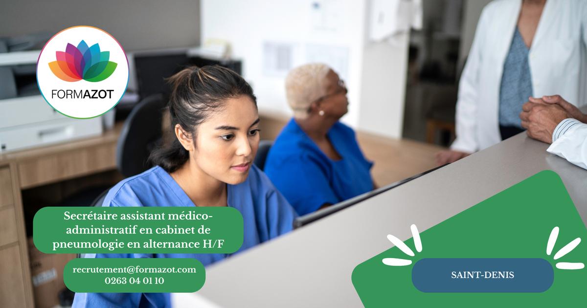 Secrétaire Assistant Médico-Administratif dans un cabinet de pneumologie en alternance H/F - (Saint-Denis)