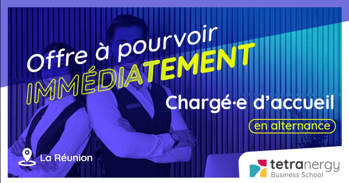 RÉCEPTIONNISTE ET COMMUNICATION H/F (Saint-Leu)