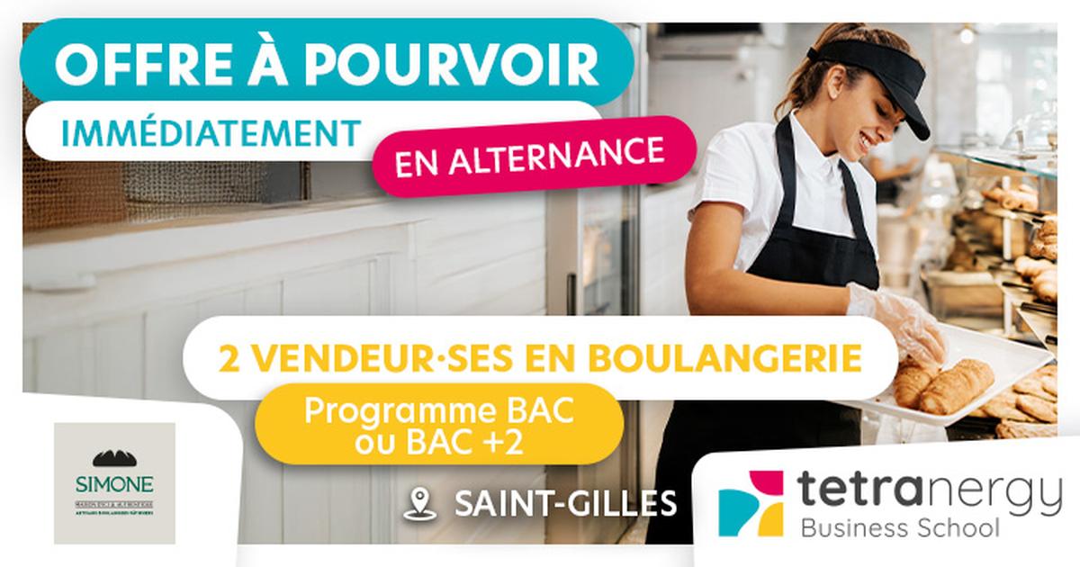 2 VENDEUR·SES EN BOULANGERIE (Saint-Gilles)
