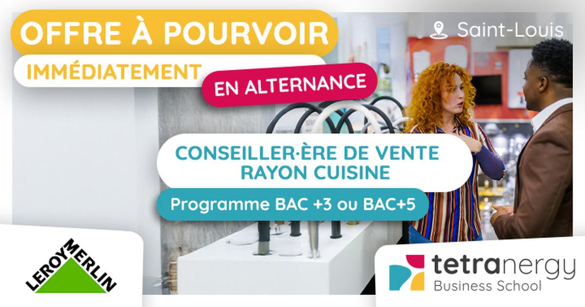 CONSEILLER·ÈRE DE VENTE EN ÉQUIPEMENT DE CUISINE (Saint-Louis)