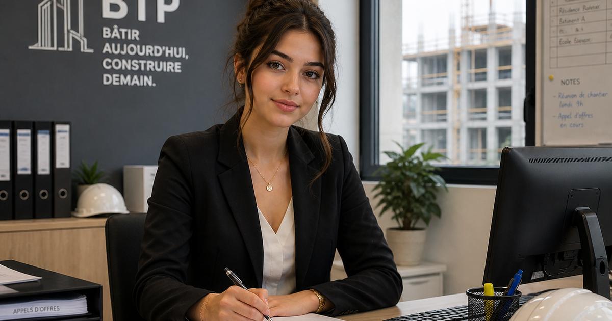 Assistant(e) de direction en alternance dans le BTP - Saint-André (H/F)