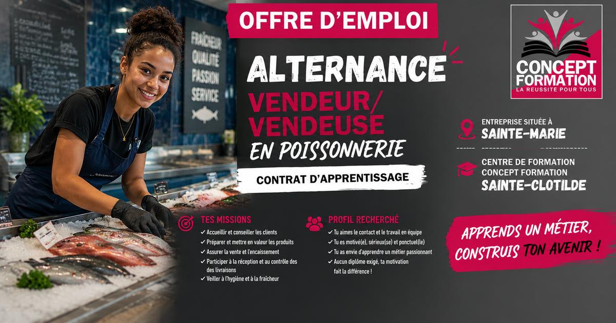 Vendeur/Vendeuse en poissonnerie