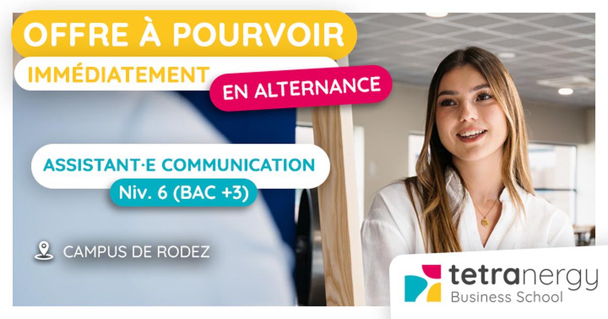 ASSISTANT·E COMMUNICATION (Rodez)