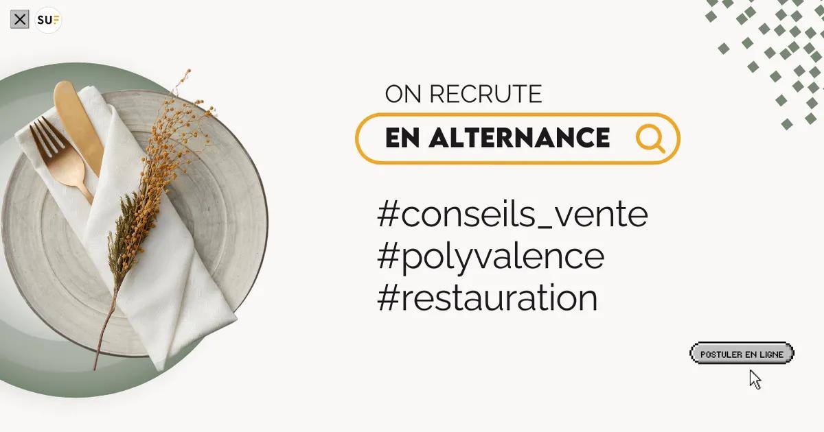Employé polyvalent en restauration H/F / Orléans / Alternance