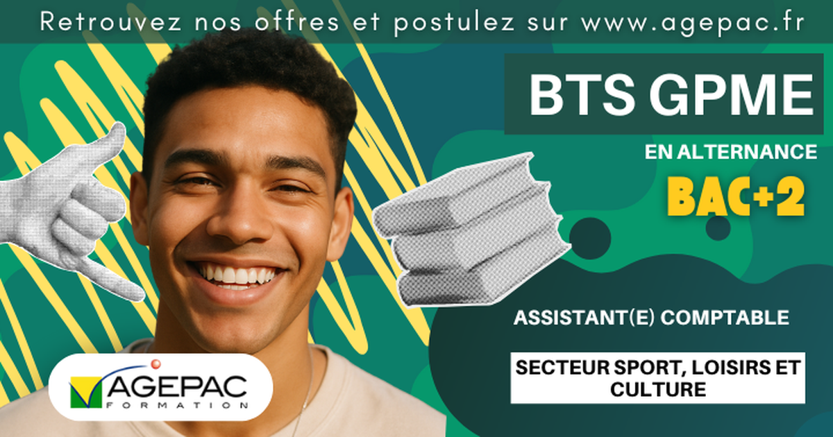 ASSISTANT(E) COMPTABLE (H/F) - BTS GPME EN ALTERNANCE - Secteur Sport, Loisirs et Culture | Ref641