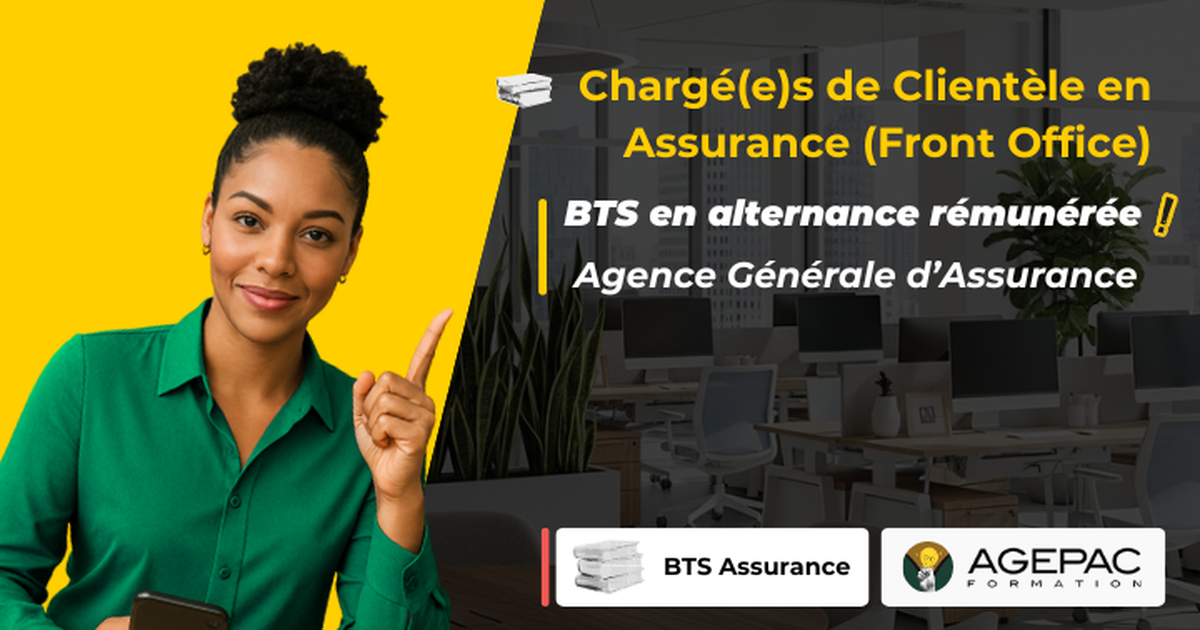 Conseiller(ère) Clientèle en Assurance (H/F) en Alternance au sein d'une Société de Courtage | REF00381