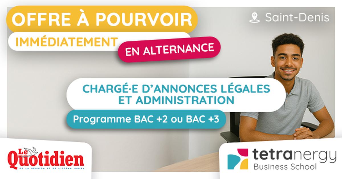 CHARGÉ·E D’ANNONCES LÉGALES ET ADMINISTRATION (Saint-Denis)
